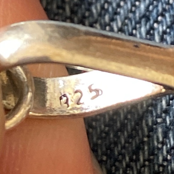 Handmade Fiery Pink Moonstone 925 Sterling Silver Necklace Pendant - Picture 4 of 4